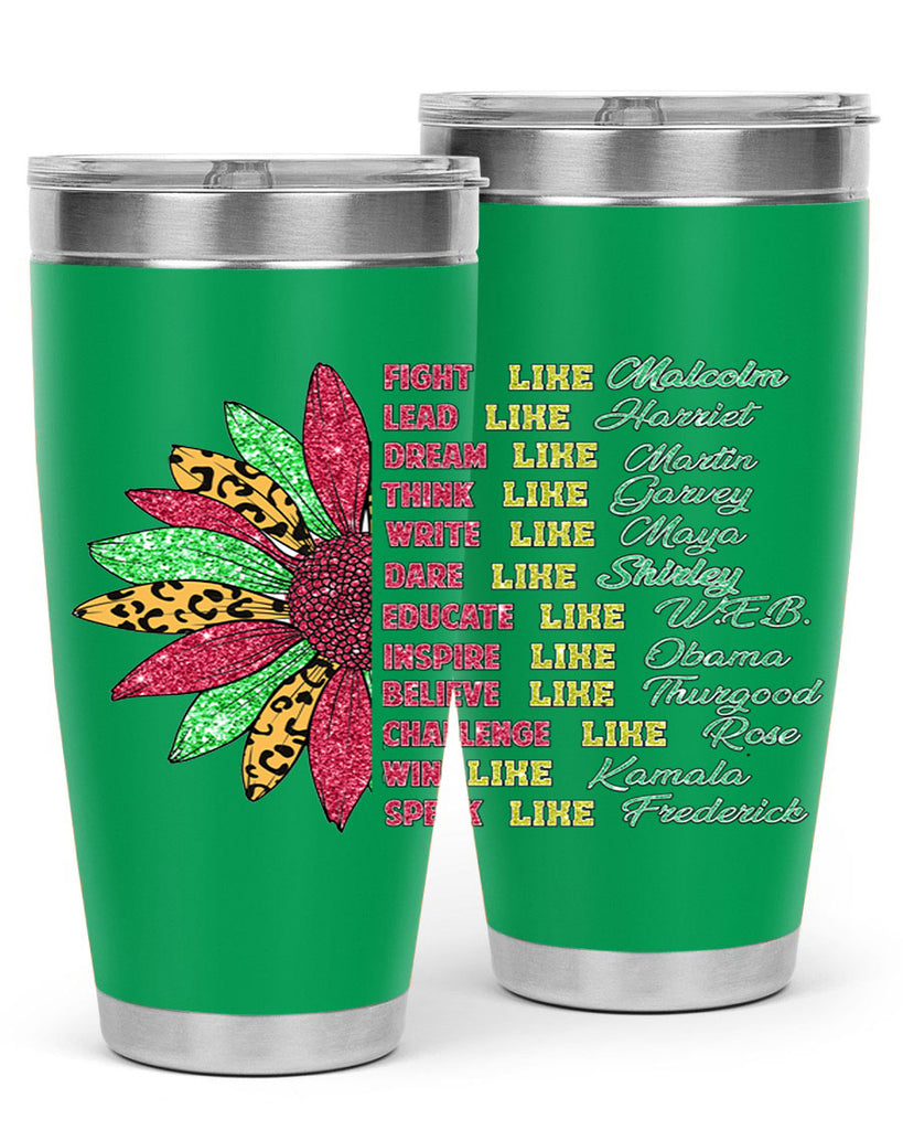 Juneteenth Sunflower Design 17#- Juneteenth- tumbler