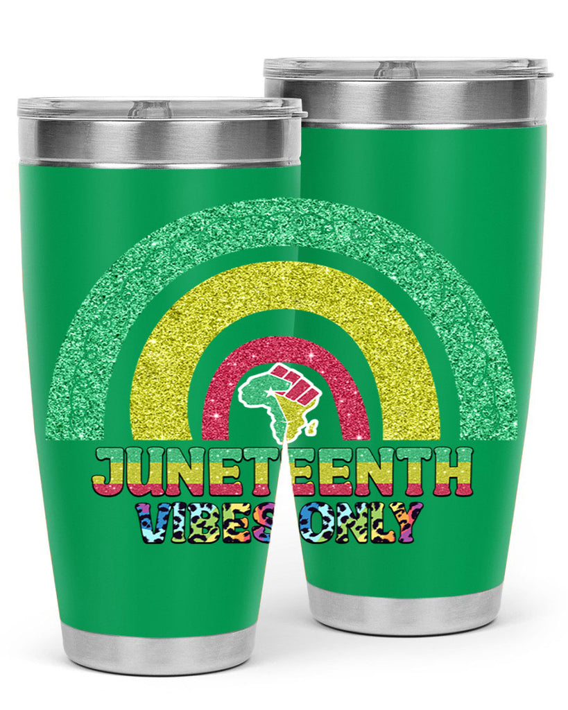 Juneteenth Vibes Only 5#- Juneteenth- tumbler