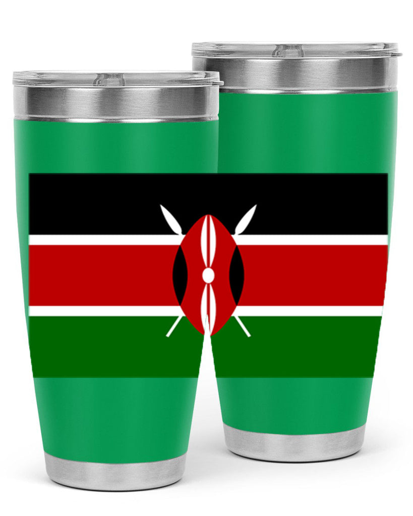 Kenya 110#- world flags- Tumbler