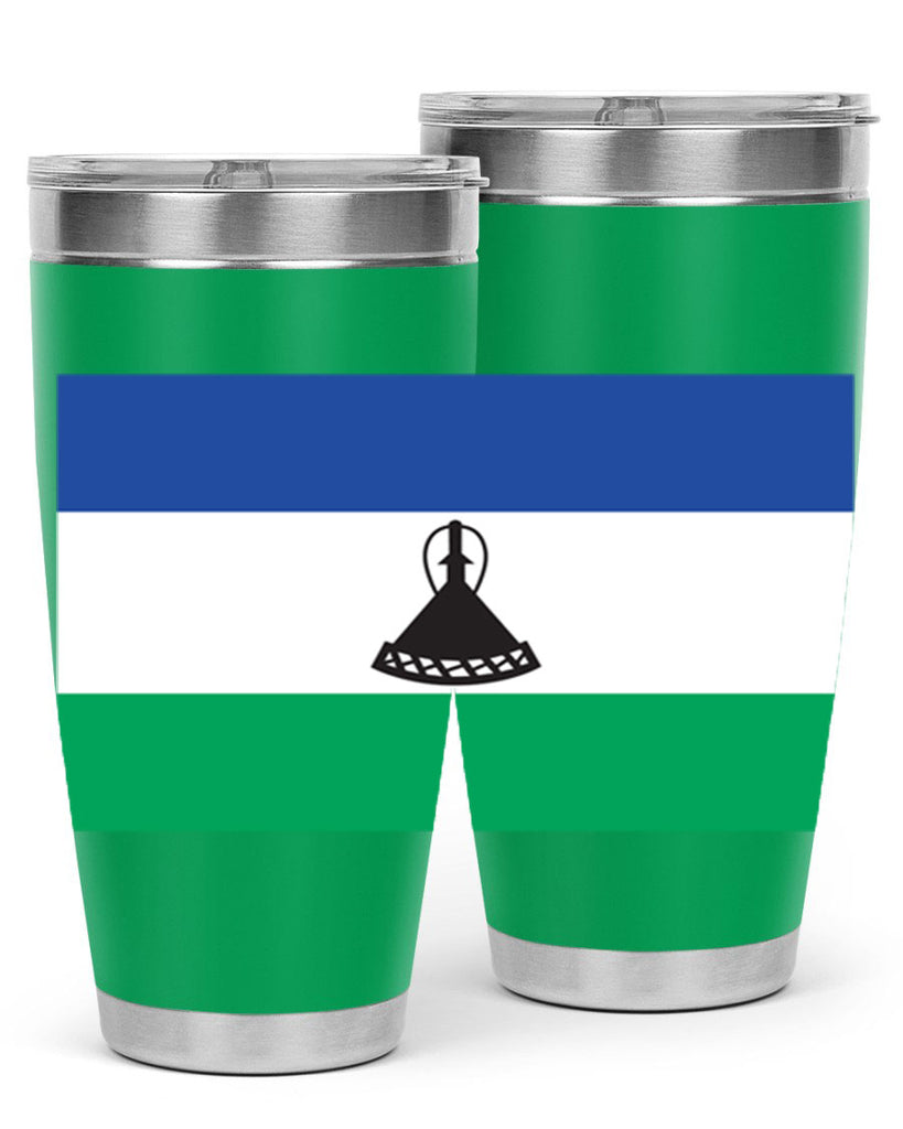 Lesotho 102#- world flags- Tumbler