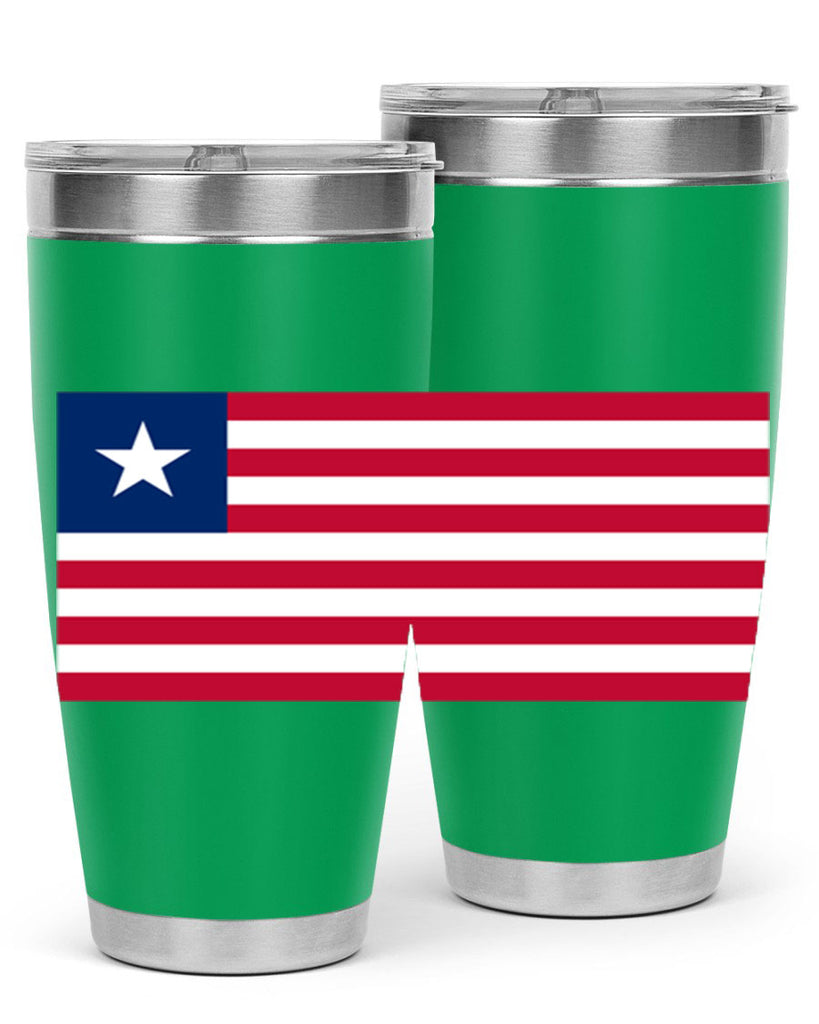 Liberia 101#- world flags- Tumbler