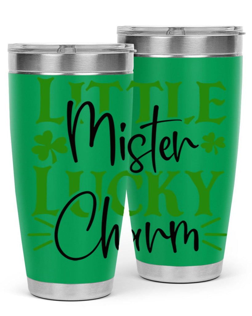 Little Mister Lucky Charm Style 153#- St Patricks Day- Tumbler