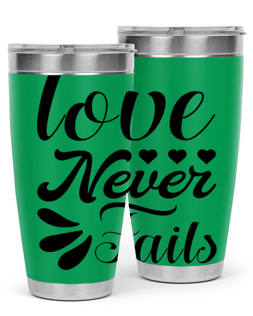Love Never Fails 316#- winter- Tumbler