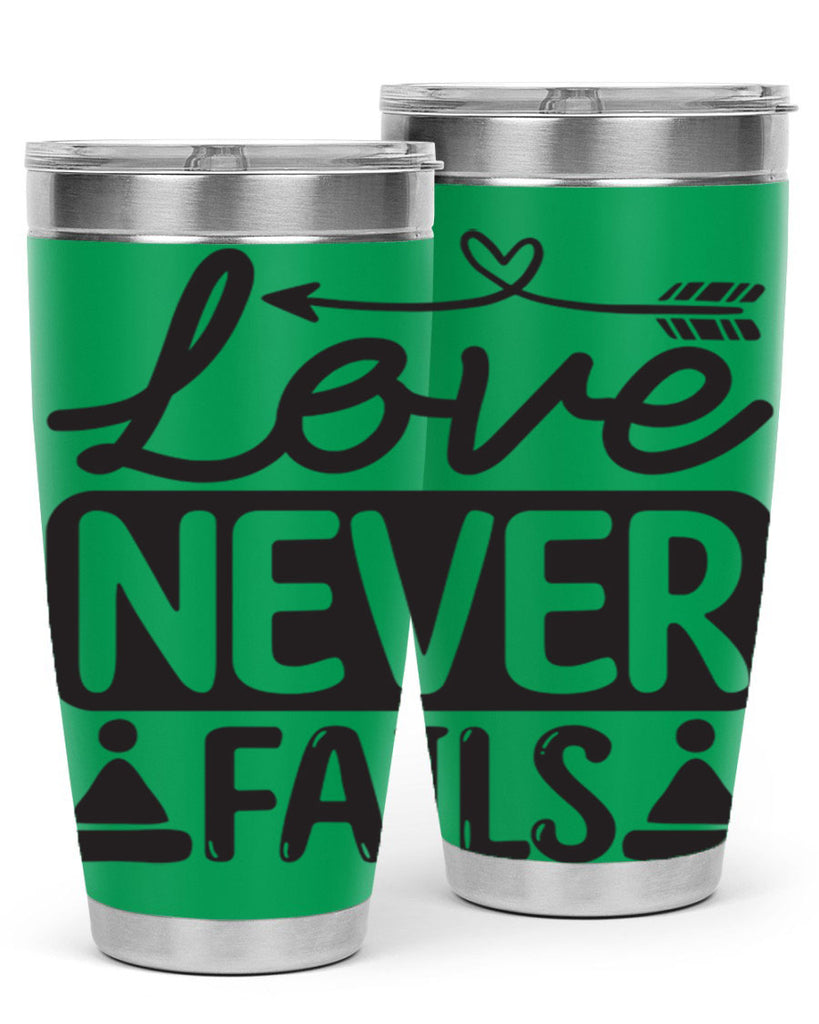Love never fails 317#- winter- Tumbler
