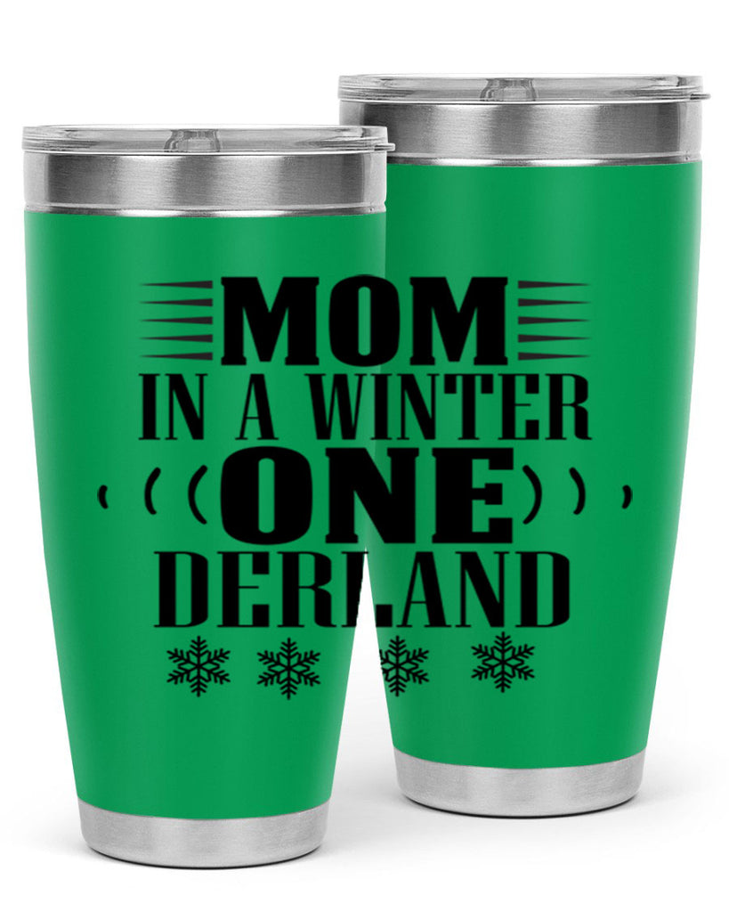 MOM IN A WINTER ONE DERLAND 322#- winter- Tumbler