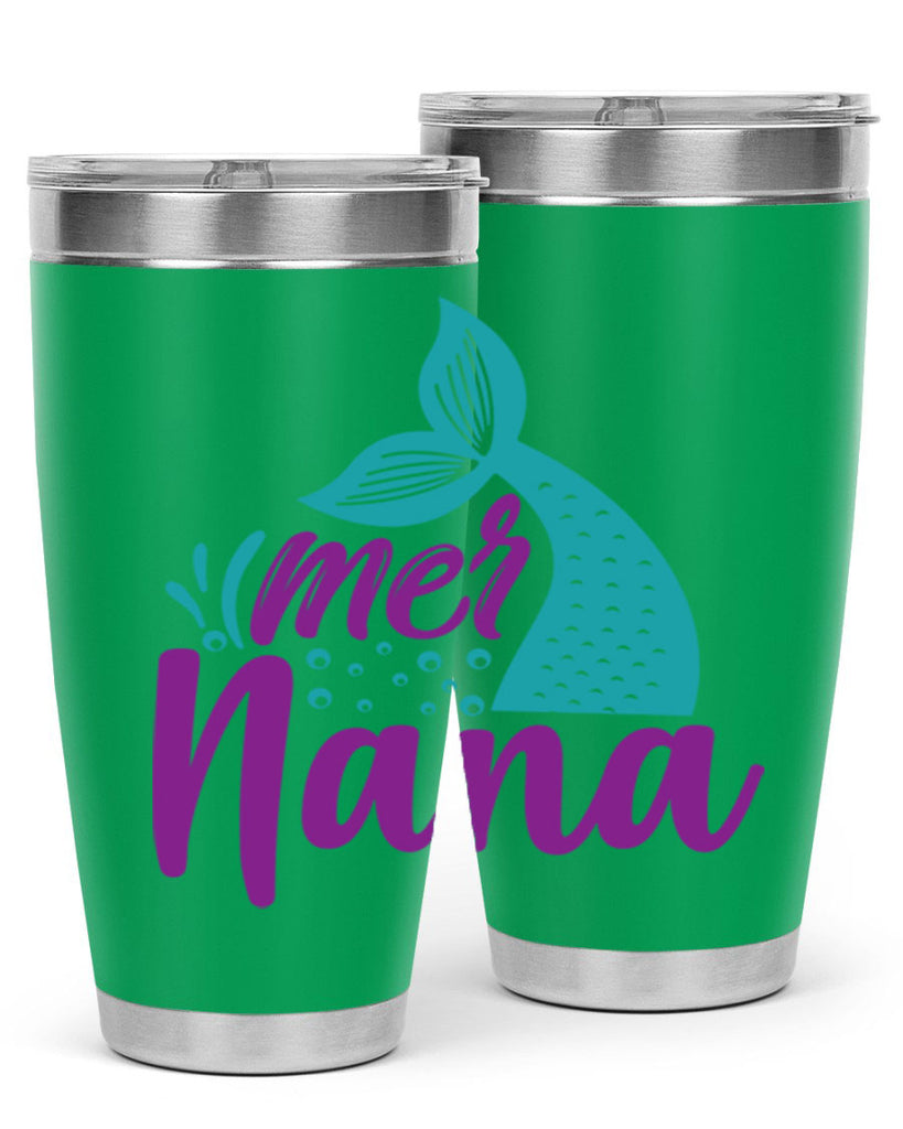 Mer Nana 343#- mermaid- Tumbler