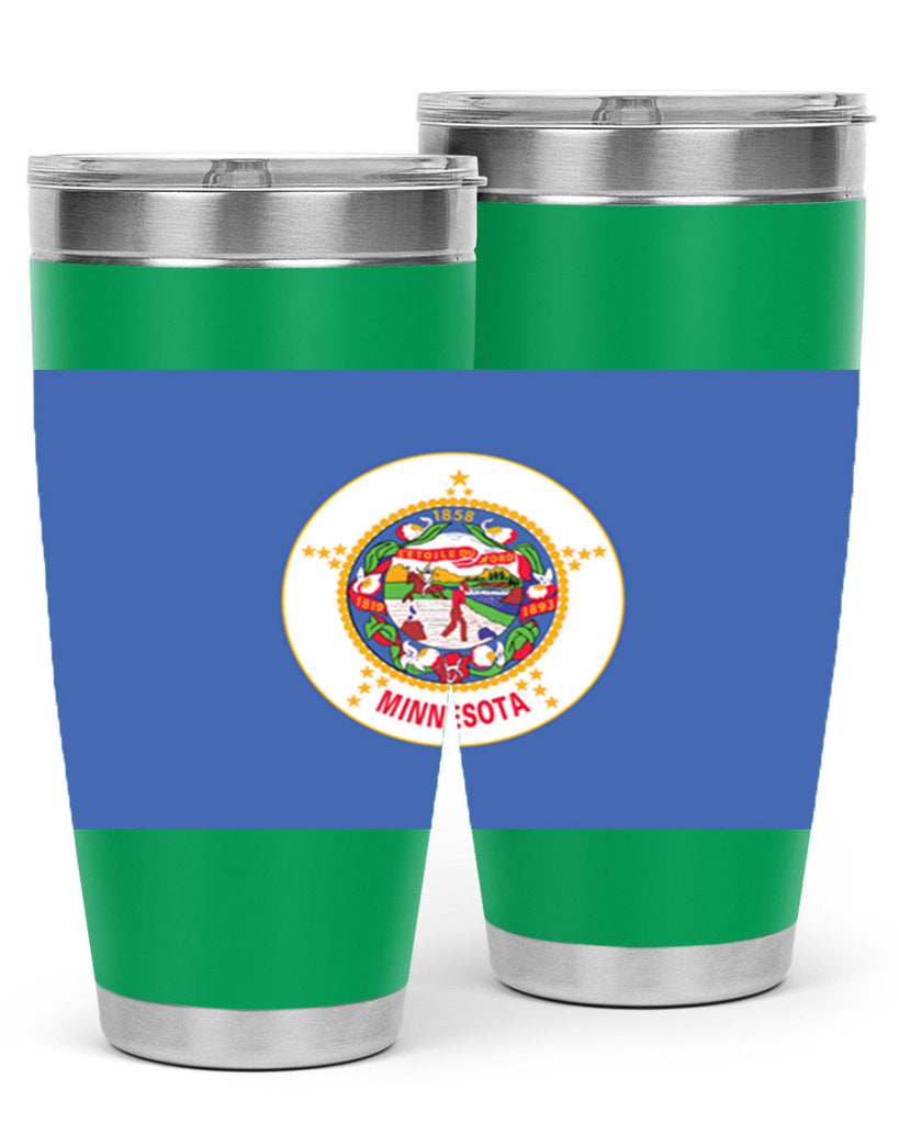 Minnesota 29#- Us Flags- Tumbler