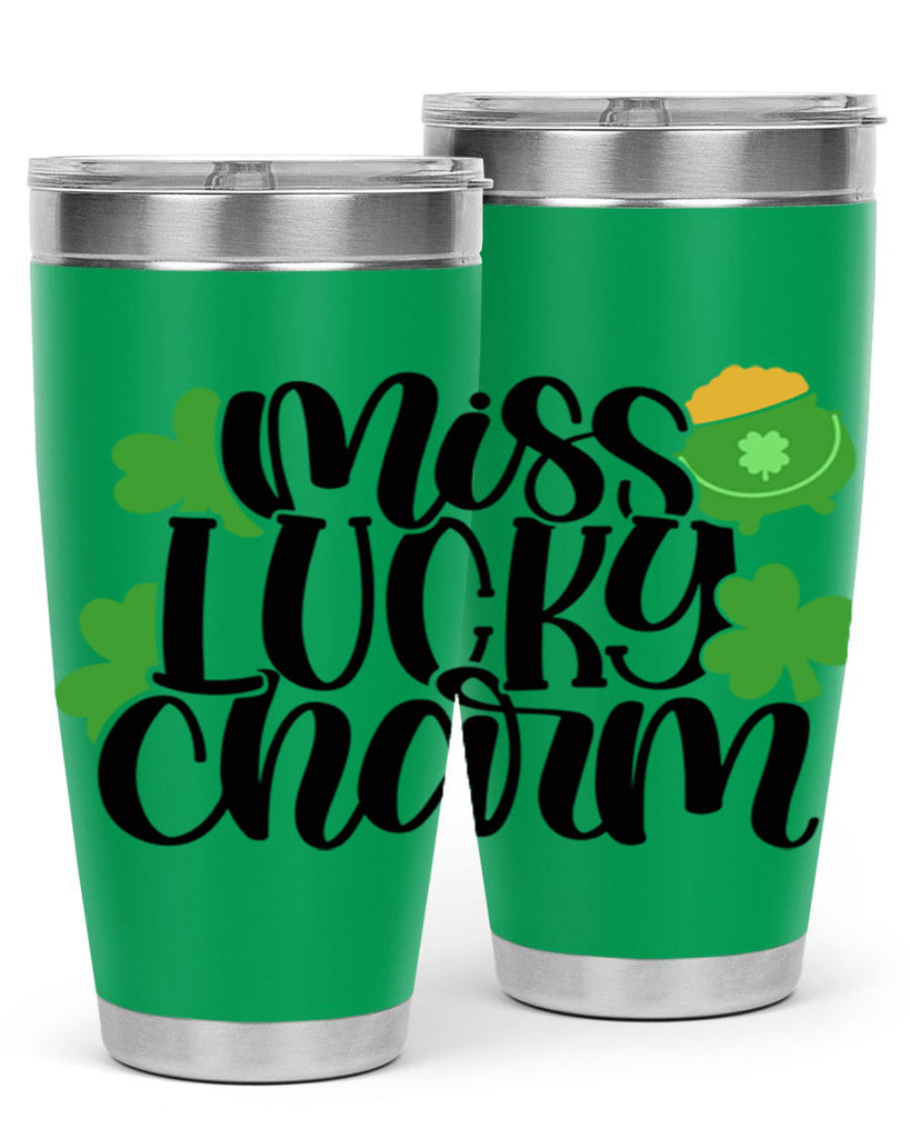 Miss Lucky Charm Style 48#- St Patricks Day- Tumbler