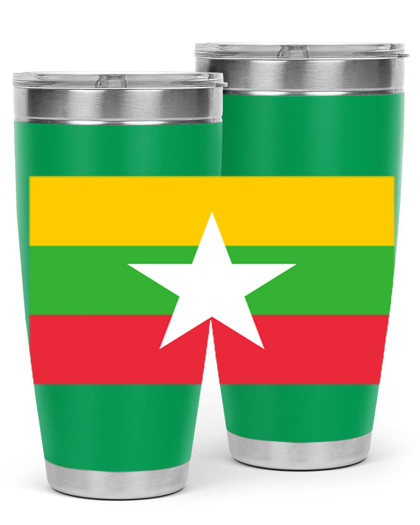 Myanmar 79#- world flags- Tumbler