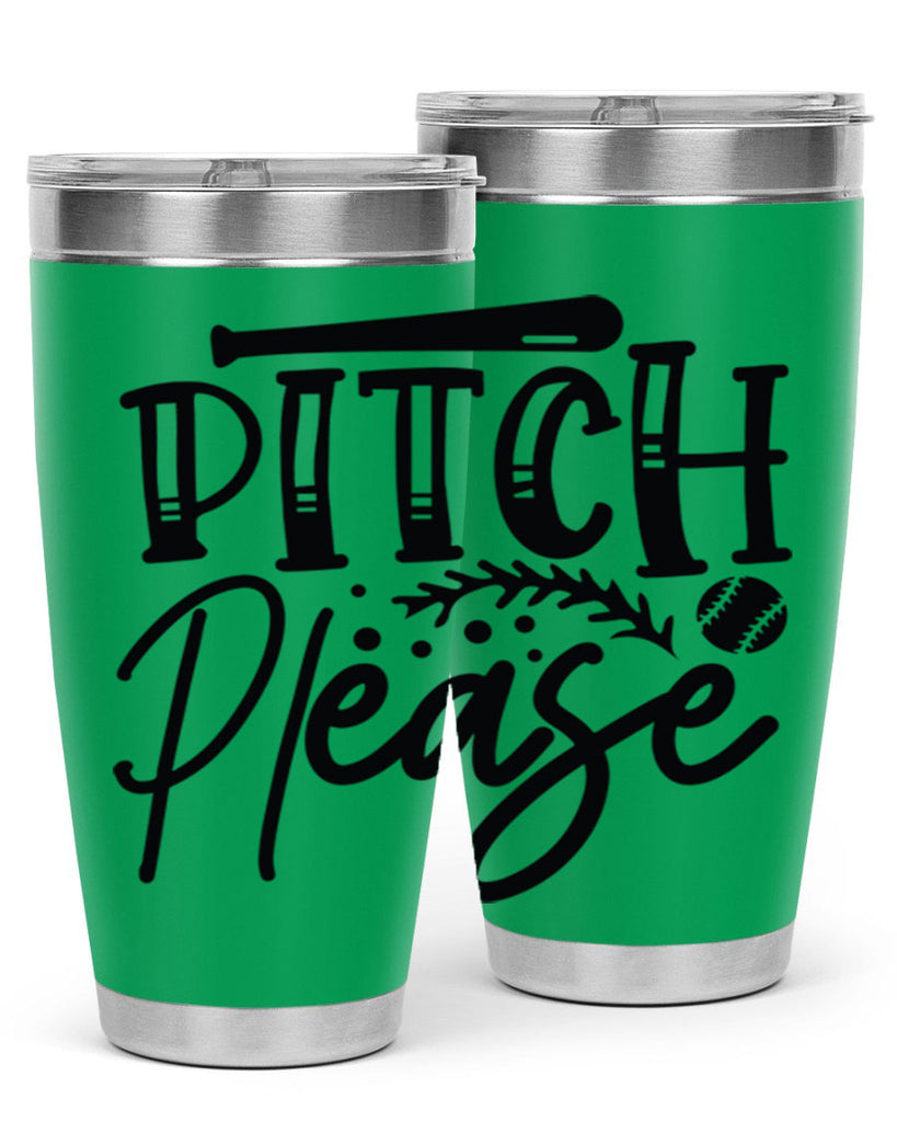 Pitch Please 2037#- baseball- Tumbler