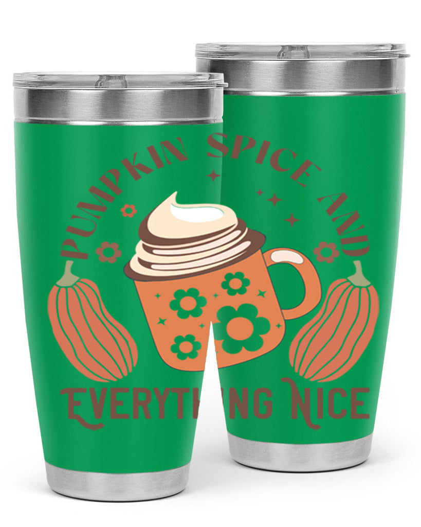 Pumpkin Spice And Everything Nice 539#- fall- Tumbler