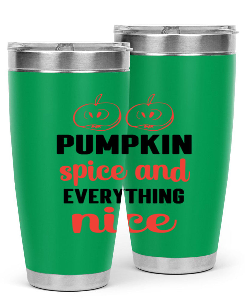 Pumpkin spice and everything nice 537#- fall- Tumbler