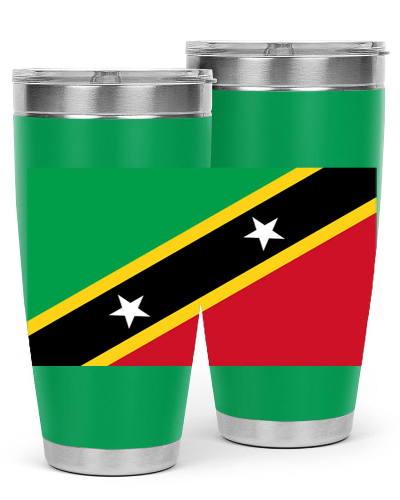 Saint Kitts and Nevis 52#- world flags- Tumbler