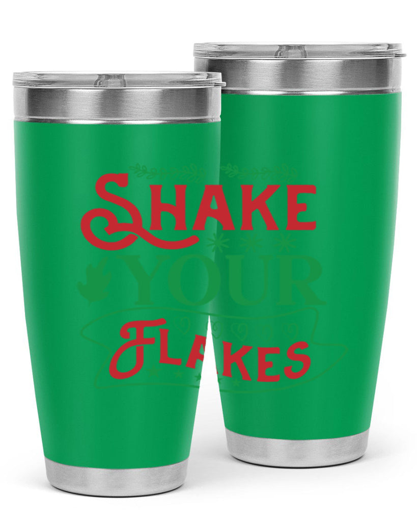 Shake Your Flakes 358#- winter- Tumbler