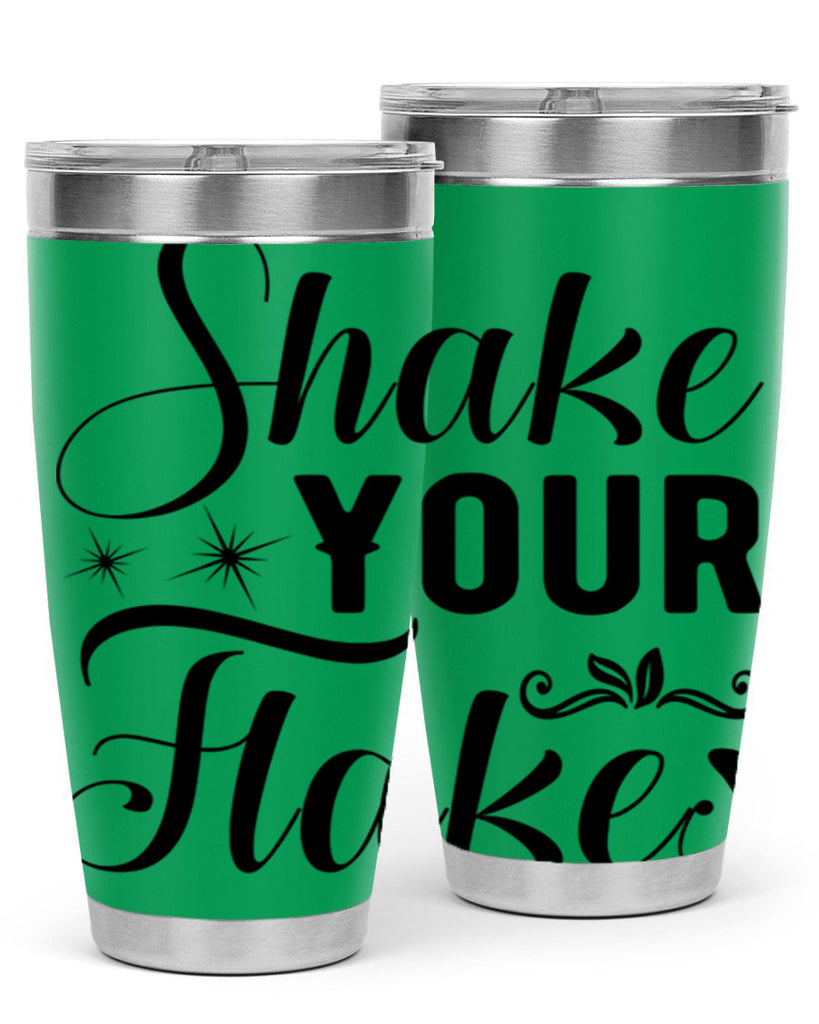 Shake Your Flakes 362#- winter- Tumbler