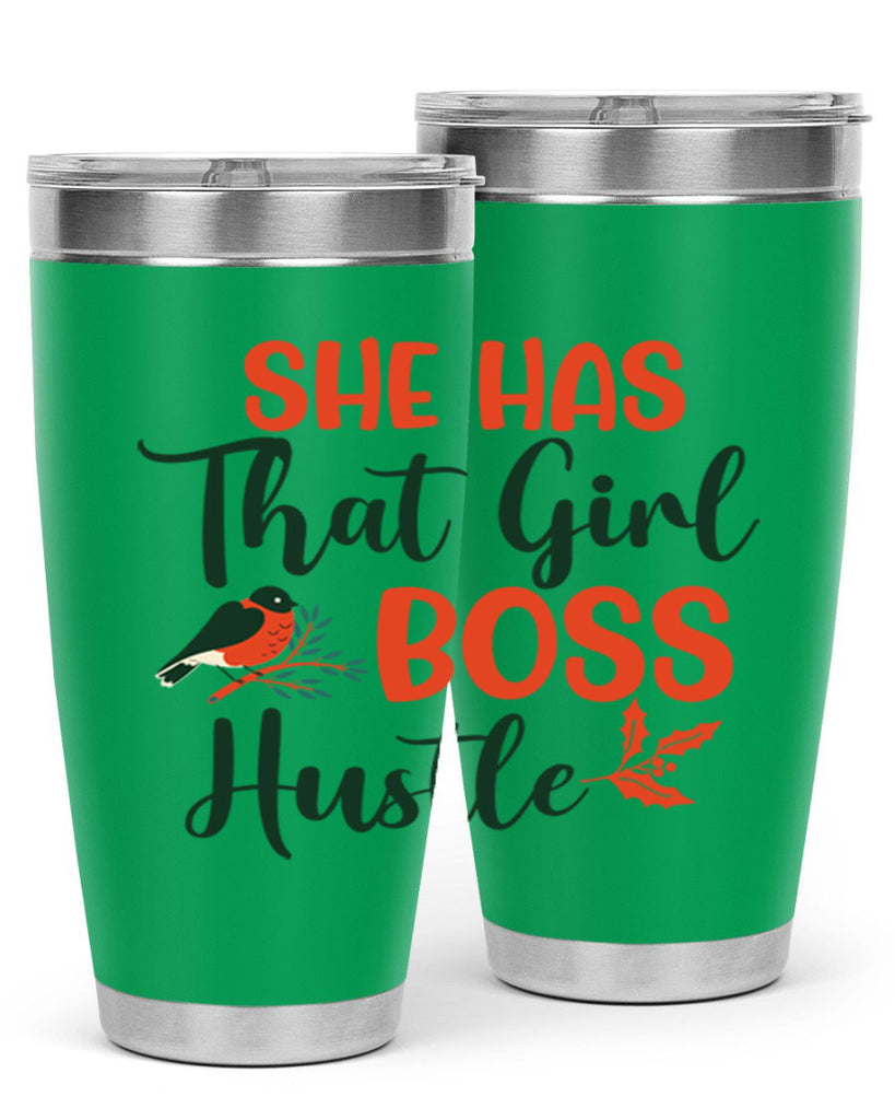She Has That Girl Boss Hustle 363#- winter- Tumbler