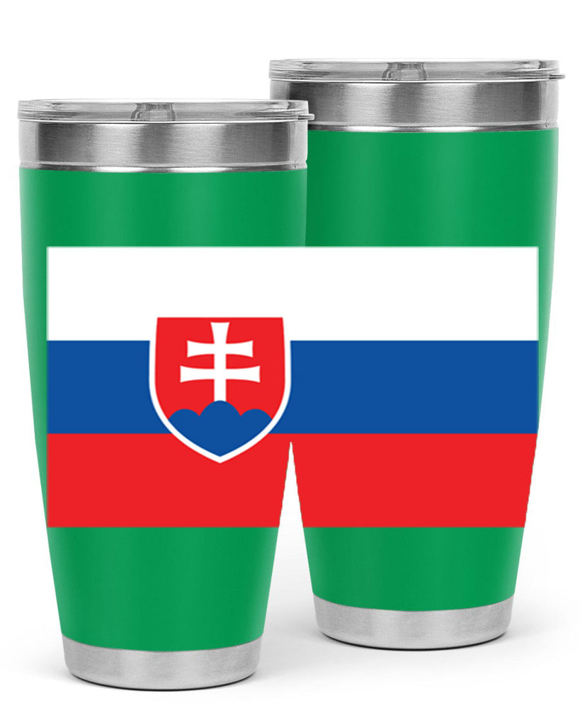 Slovakia 40#- world flags- Tumbler
