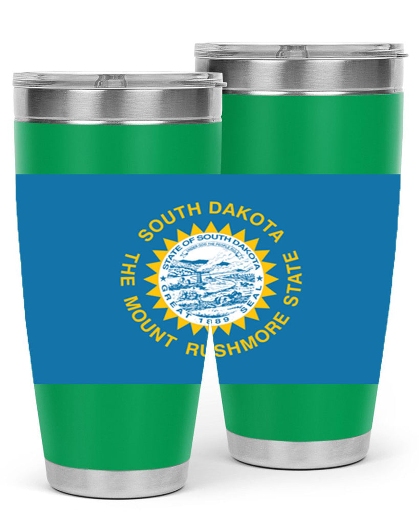 South Dakota 11#- Us Flags- Tumbler