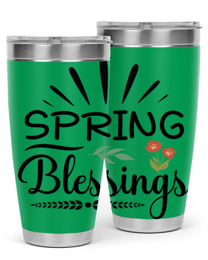 Spring Blessings  482#- spring- Tumbler