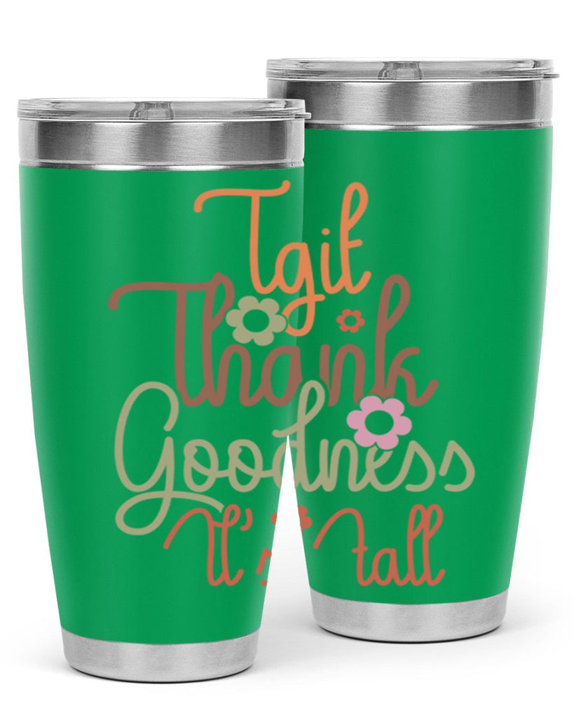 Tgif Thank Goodness Its Fall 596#- fall- Tumbler