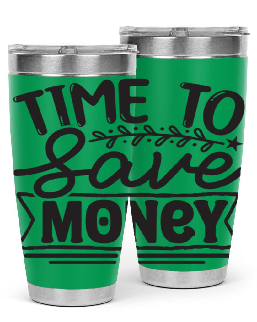 Time to save money 414#- winter- Tumbler