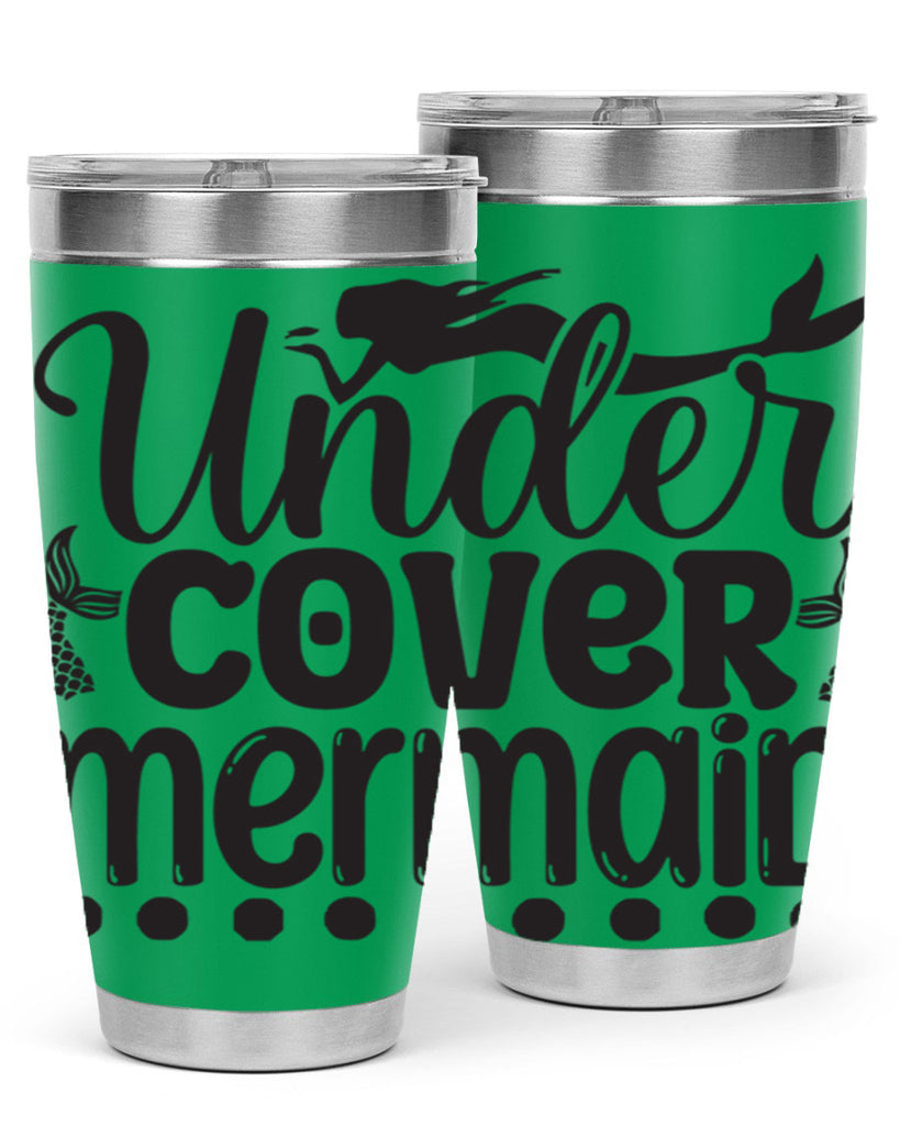 Under cover mermaid 649#- mermaid- Tumbler