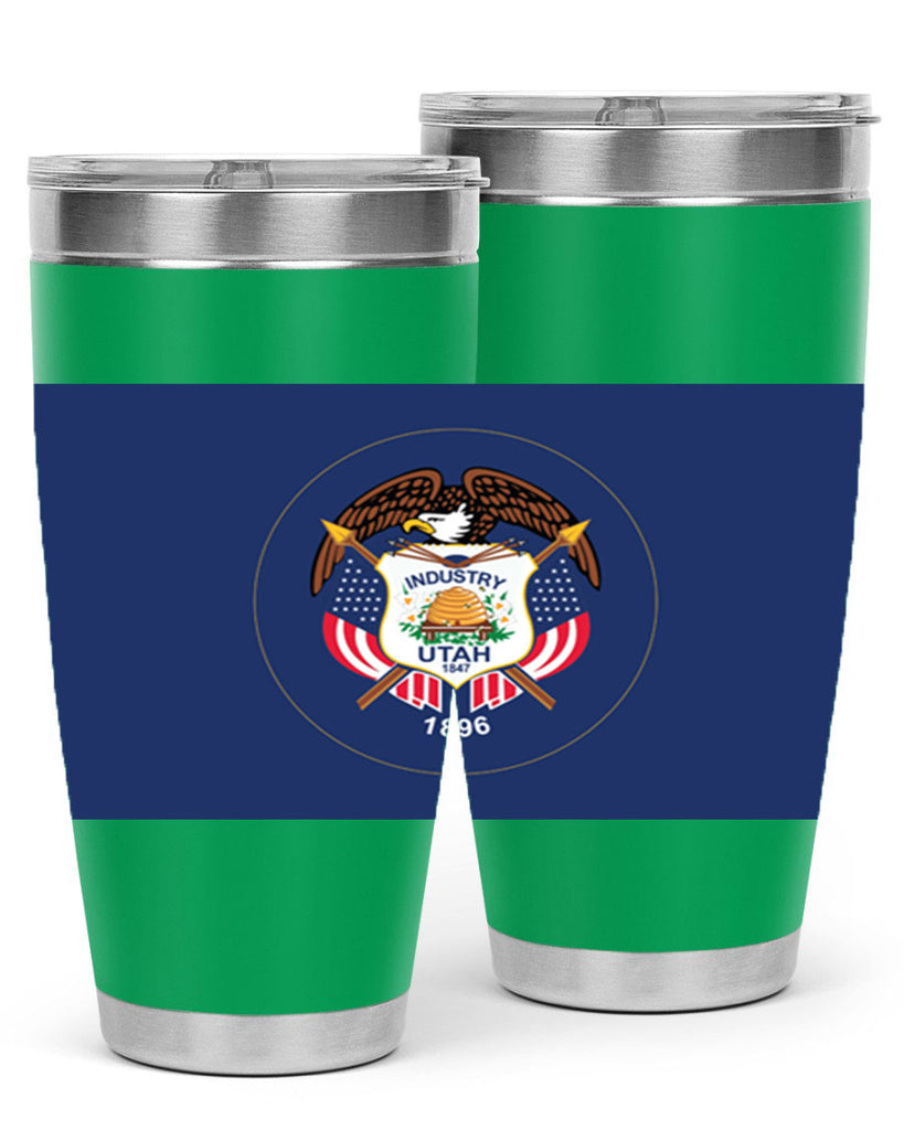 Utah 8#- Us Flags- Tumbler