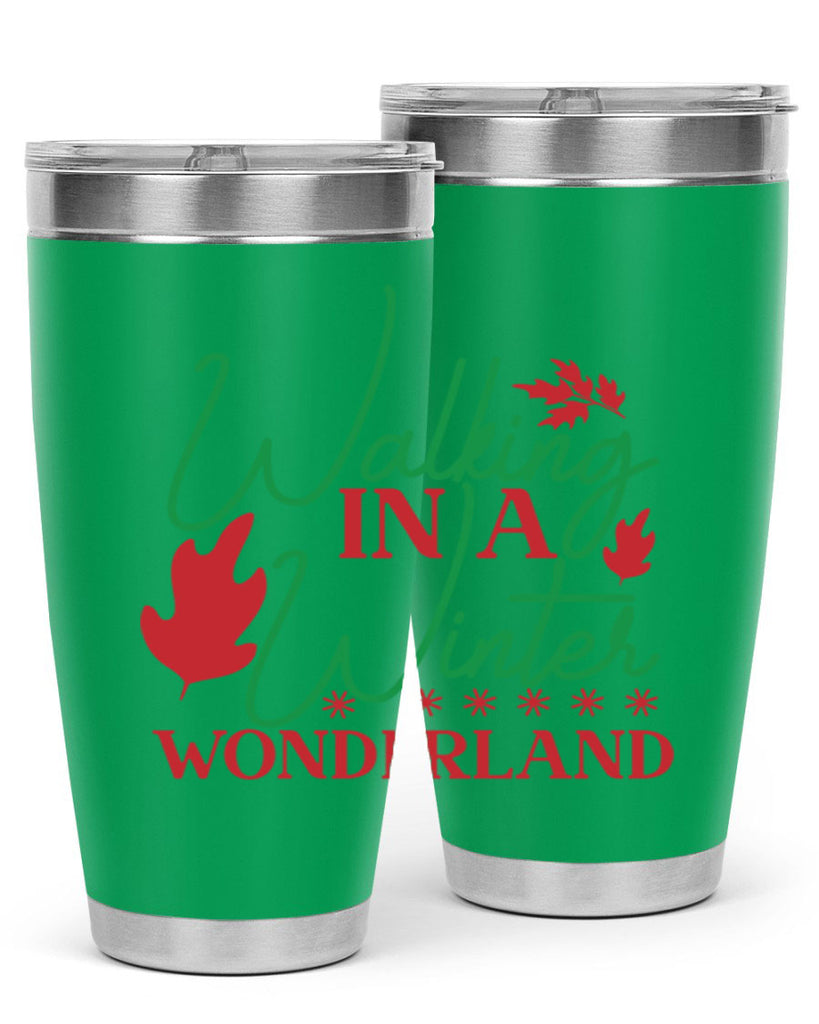 Walking In A Winter Wonderland 438#- winter- Tumbler