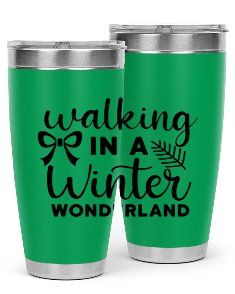 Walking In A Winter Wonderland 441#- winter- Tumbler