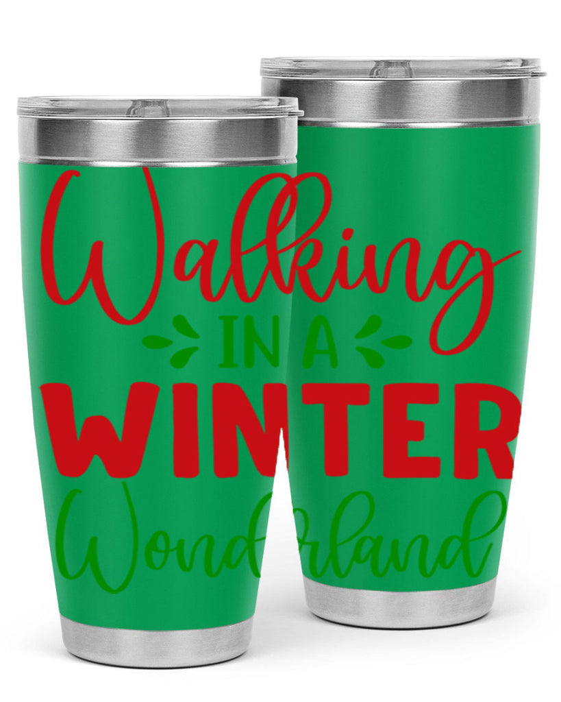 Walking in a Winter Wonderland 436#- winter- Tumbler
