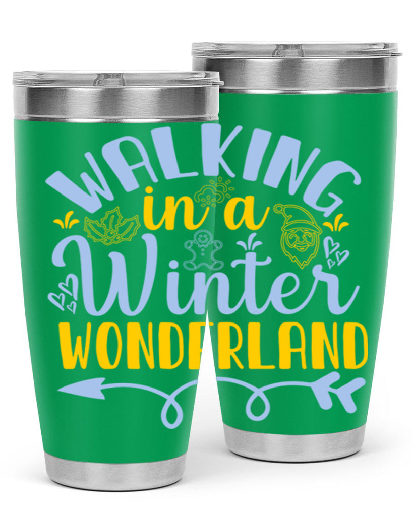 Walking in a winter wonderland440#- winter- Tumbler