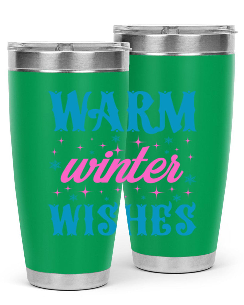 Warm Winter Wishes 464#- winter- Tumbler