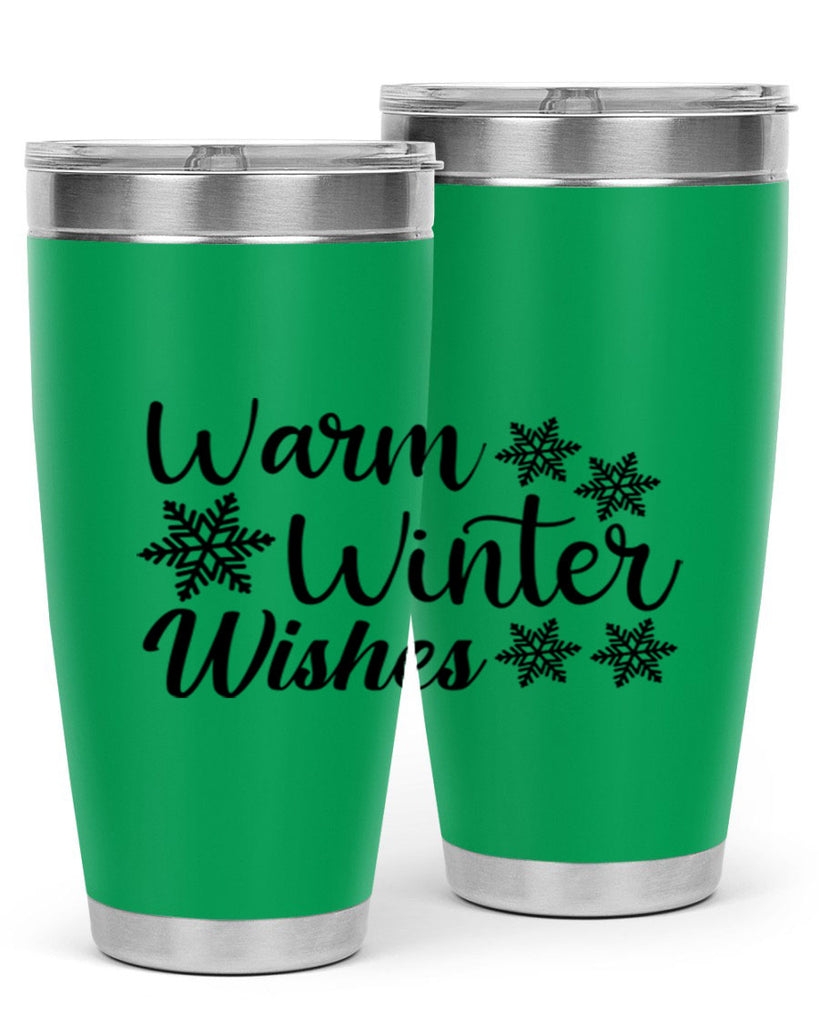 Warm Winter Wishes 466#- winter- Tumbler