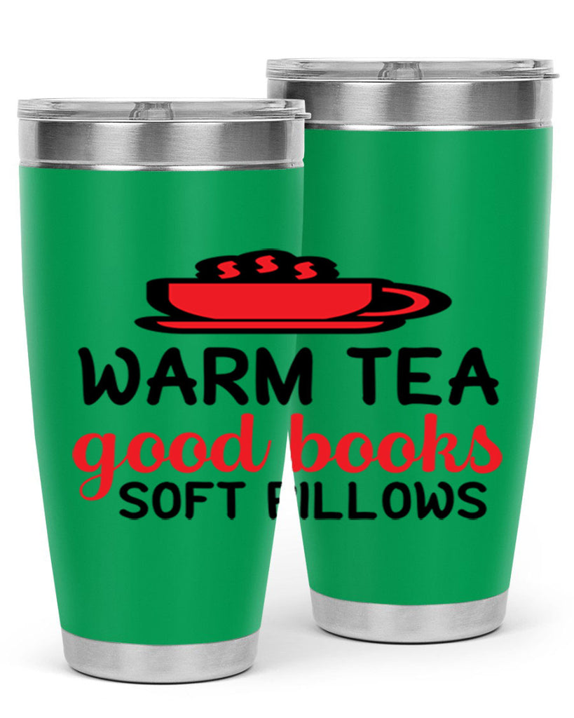 Warm tea good books soft pillows 448#- winter- Tumbler