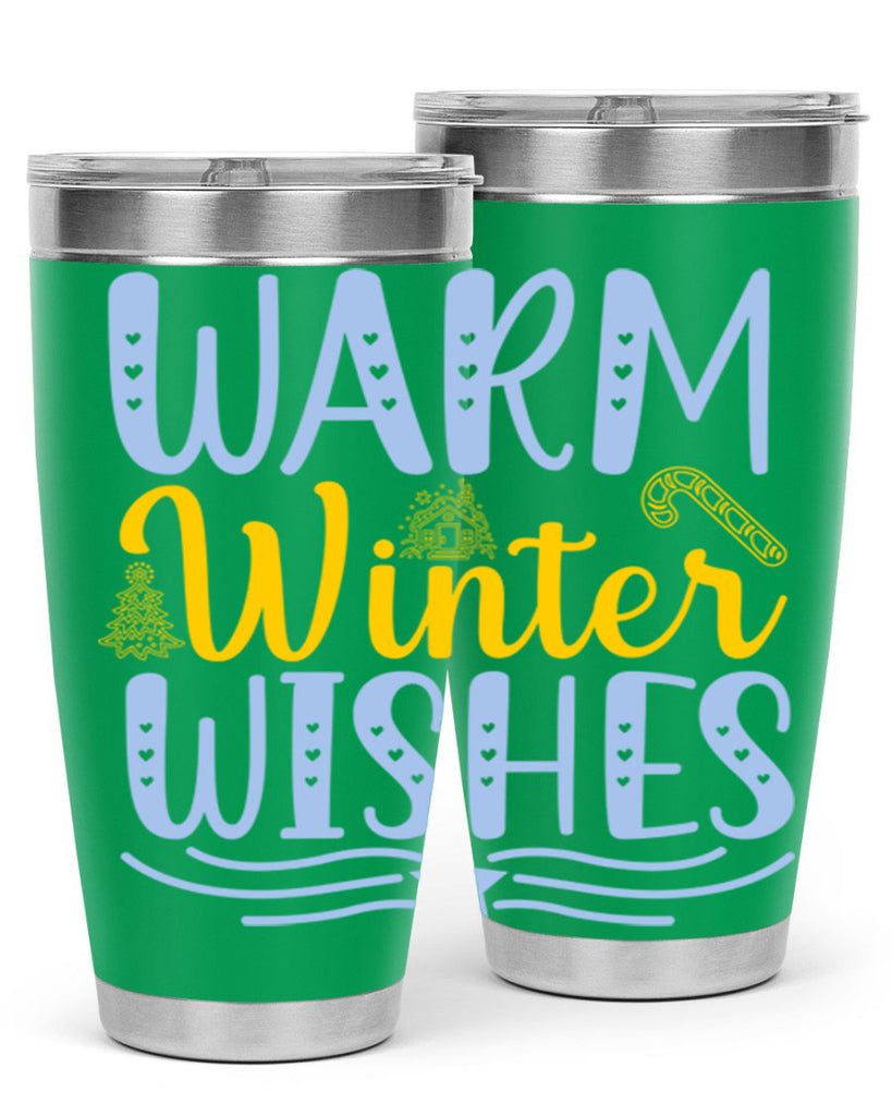 Warm winter wishes 449#- winter- Tumbler