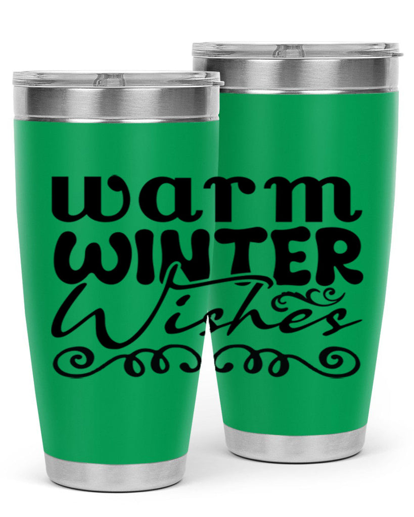 Warm winter wishes 461#- winter- Tumbler