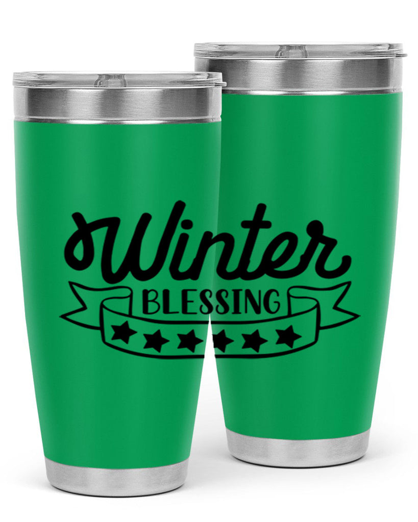 Winter Blessing 485#- winter- Tumbler