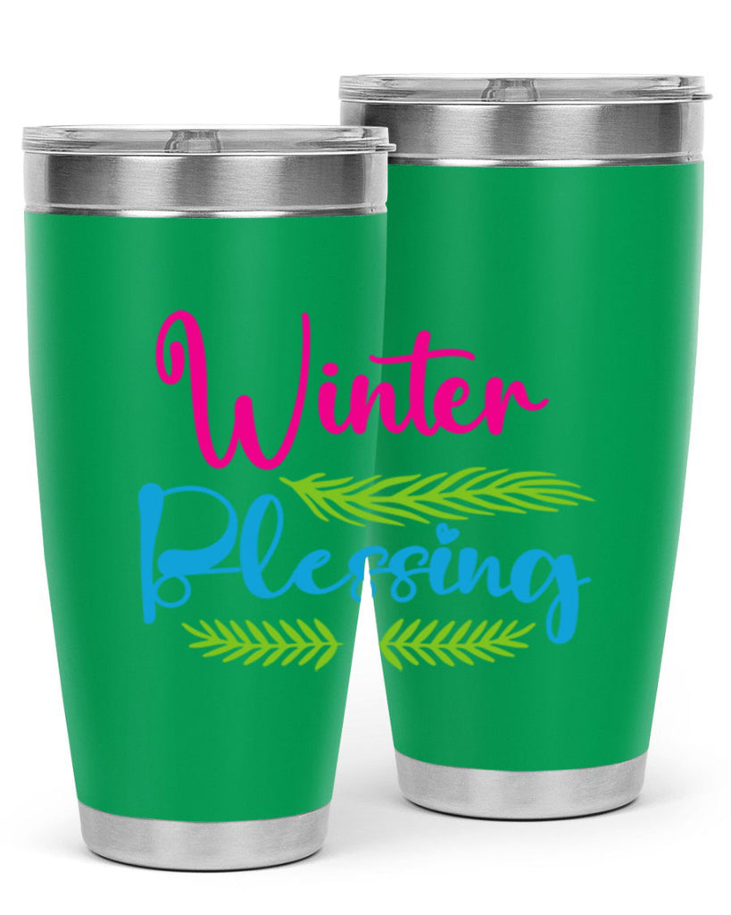 Winter Blessing 486#- winter- Tumbler