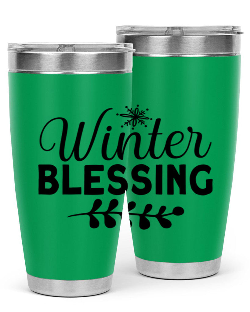 Winter Blessing488#- winter- Tumbler