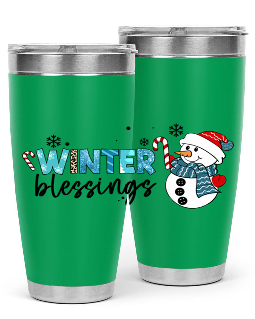 Winter blessings 570#- winter- Tumbler