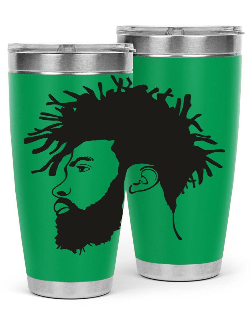 beardman 46#- black men - boys- tumbler