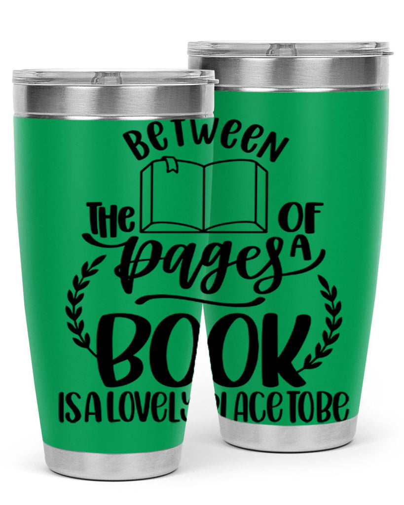 between the pages of a book 52#- reading- Tumbler