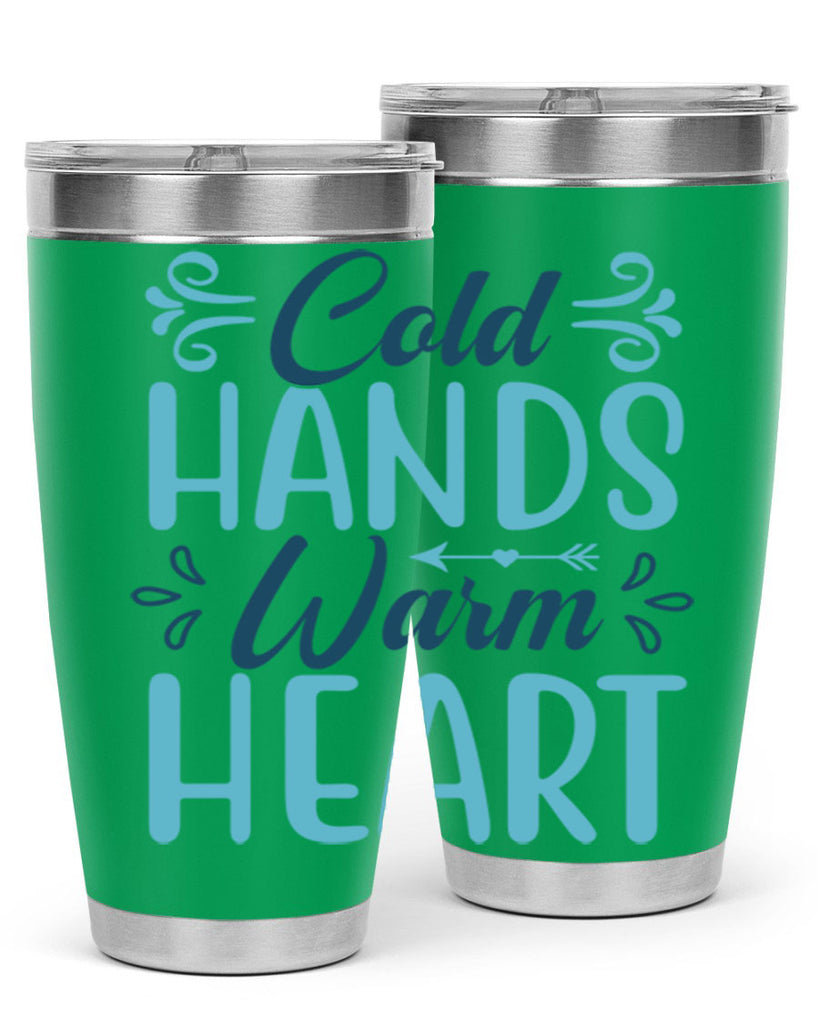 cold hands warm heart 50#- winter- Tumbler