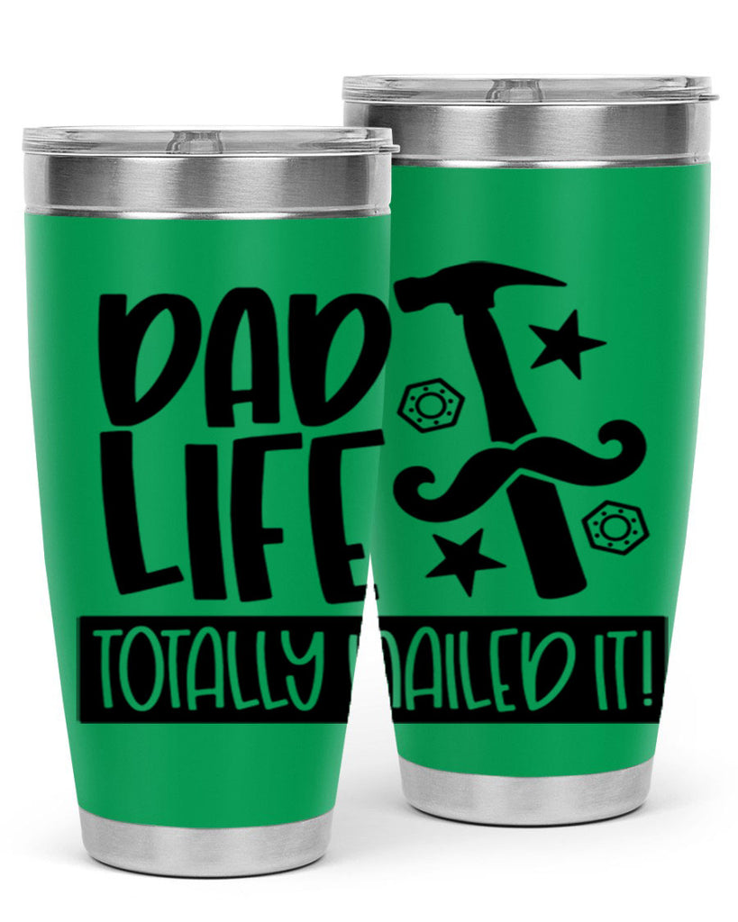 dad life totally nailed it 64#- fathers day- Tumbler