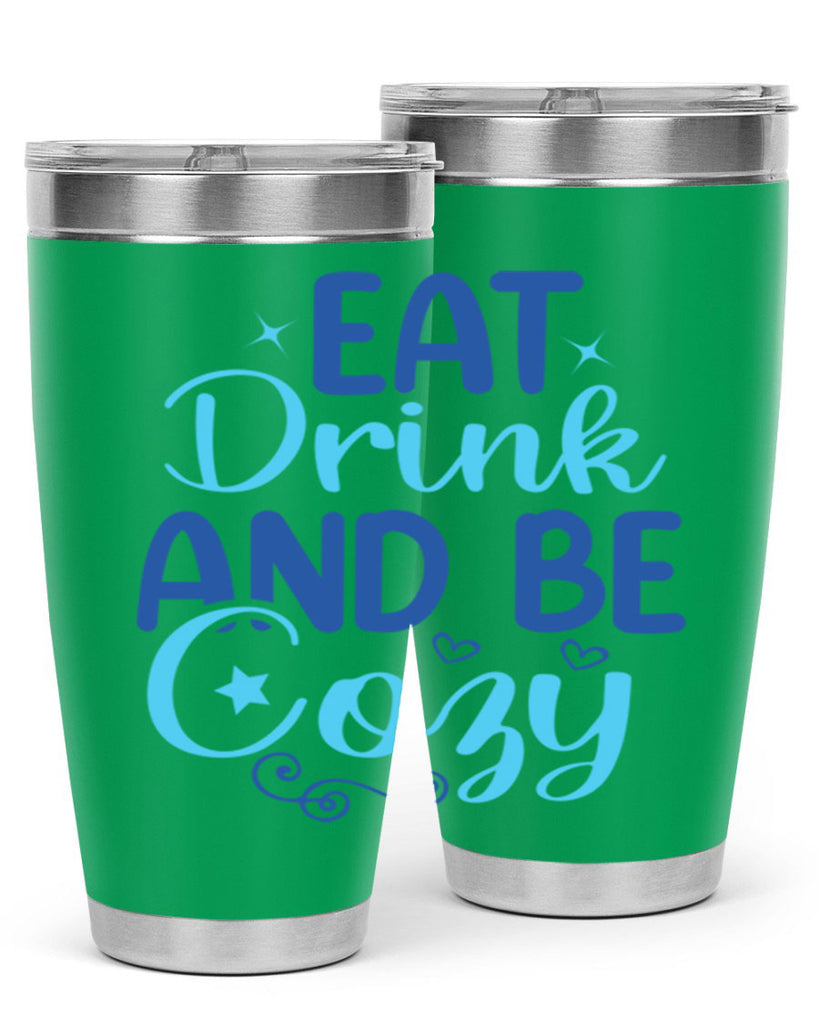 eat drink and be cozy 97#- winter- Tumbler