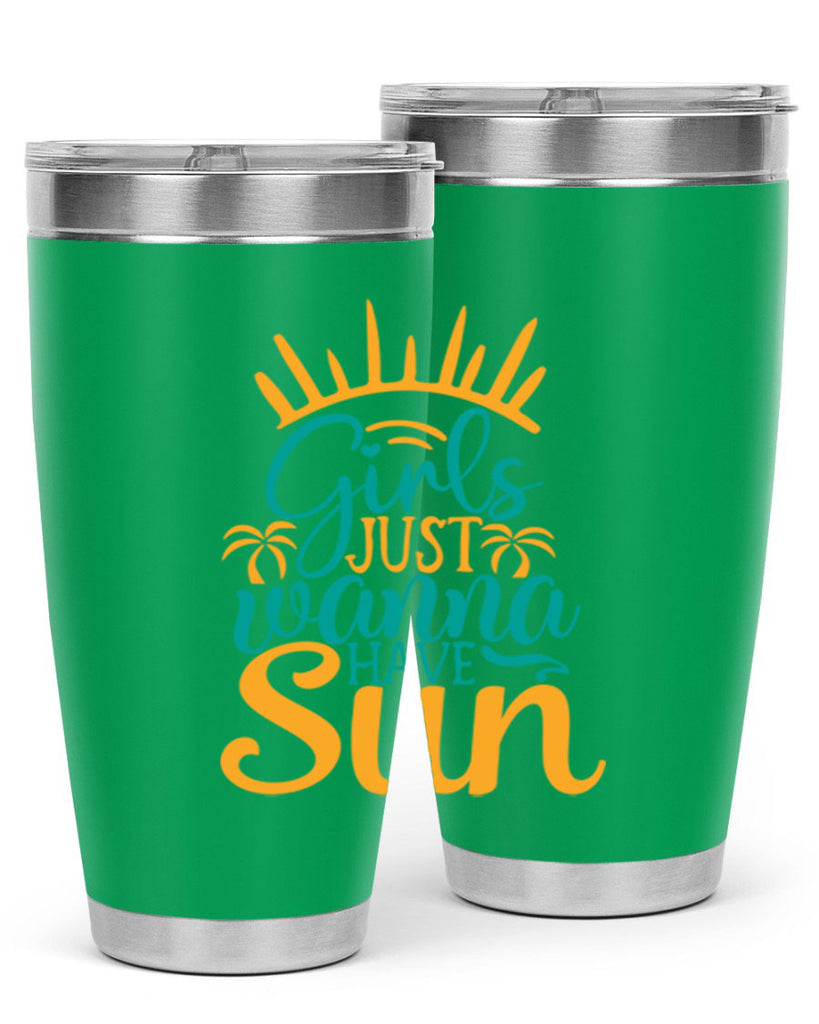 girls just wanna have sun Style 102#- summer- Tumbler