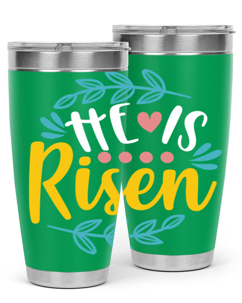 he is risen 78#- easter- Tumbler
