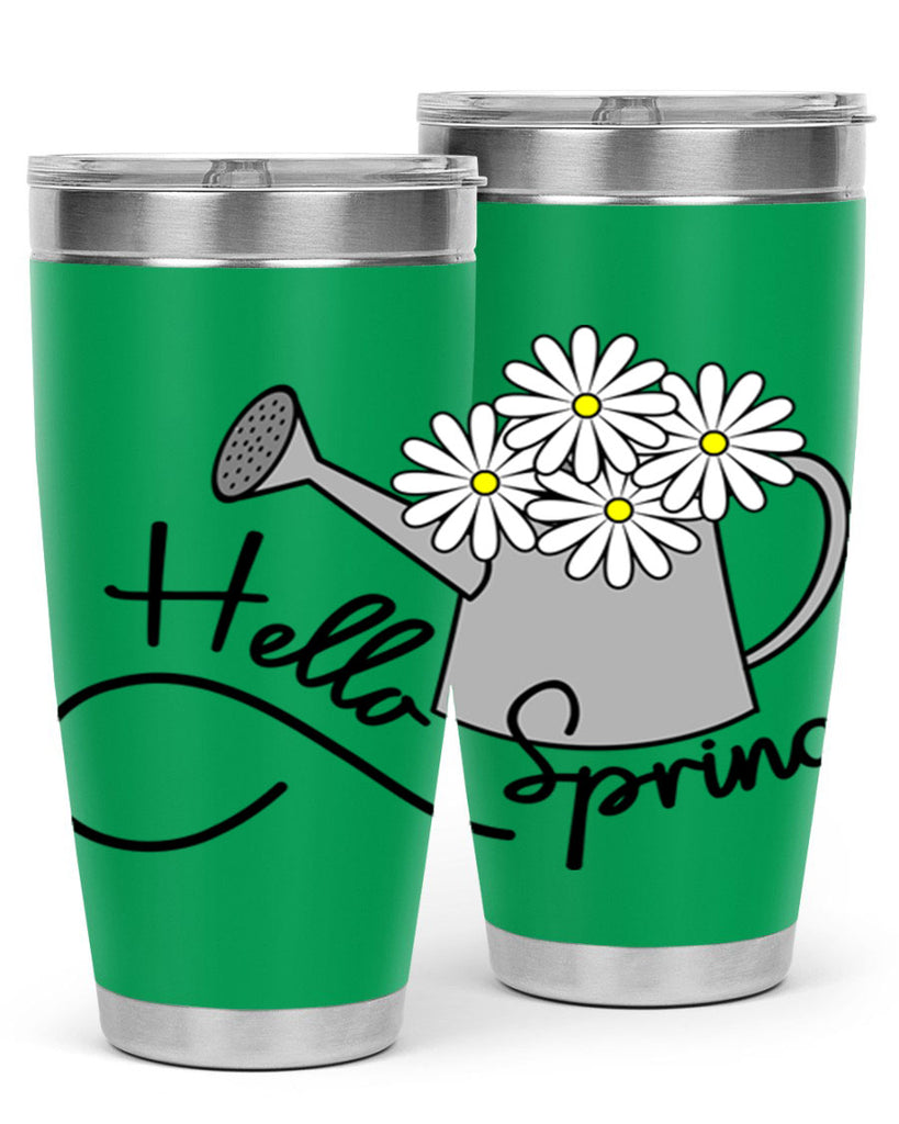 hello spring watering can208#- spring- Tumbler