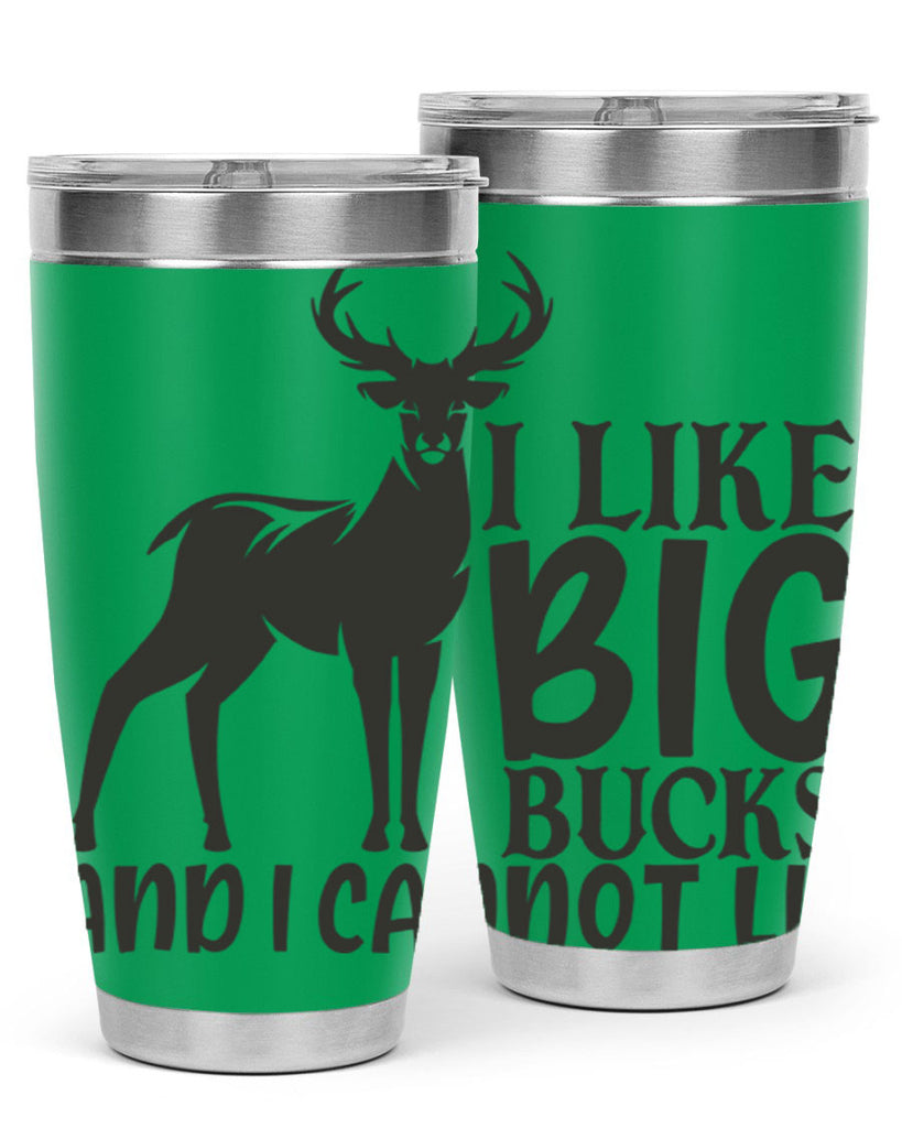 i like big bucks and i cannot lie 8#- hunting- Tumbler