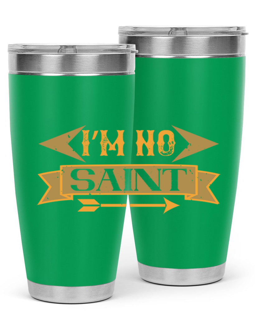 i’m no saint 59#- mardi gras- Tumbler